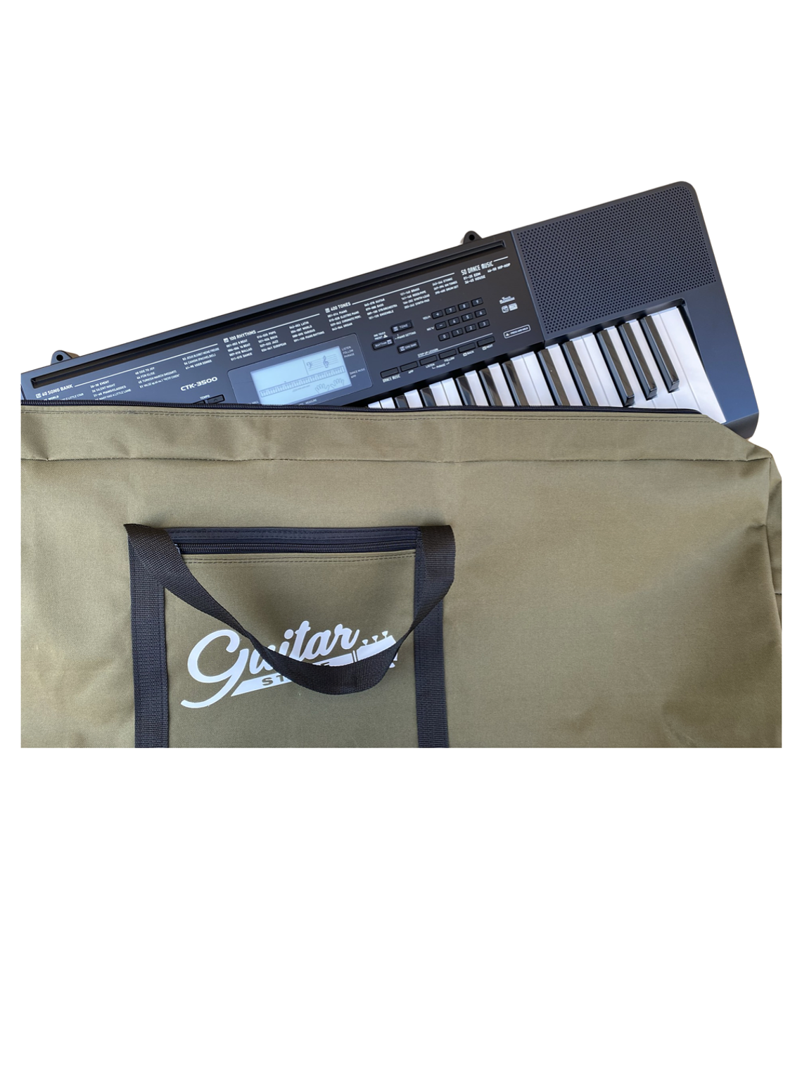 Funda Teclado 61 Teclas Color Verde Guitarstore 2