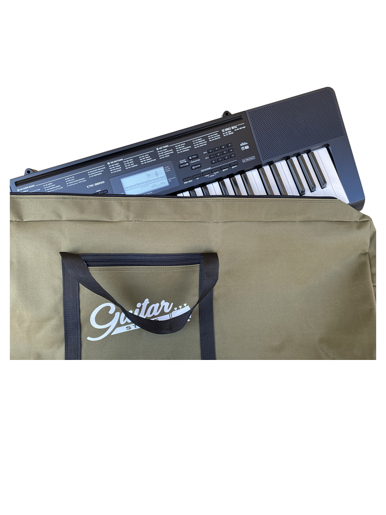 Funda Teclado 61 Teclas Color Verde Guitarstore 2