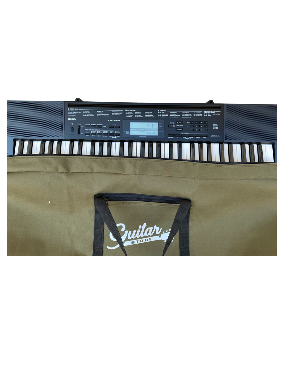 Funda Teclado 61 Teclas Color Verde Guitarstore 3