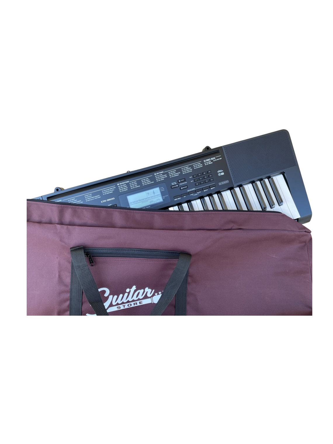 Funda Teclado 61 Teclas Color Morado Guitarstore 2