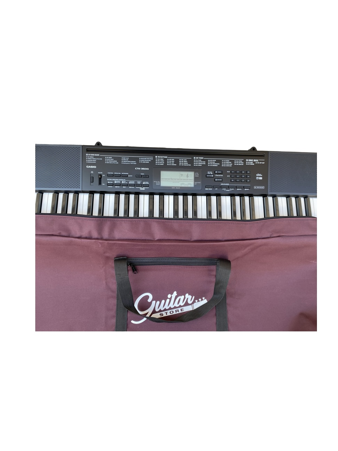 Funda Teclado 61 Teclas Color Morado Guitarstore 3