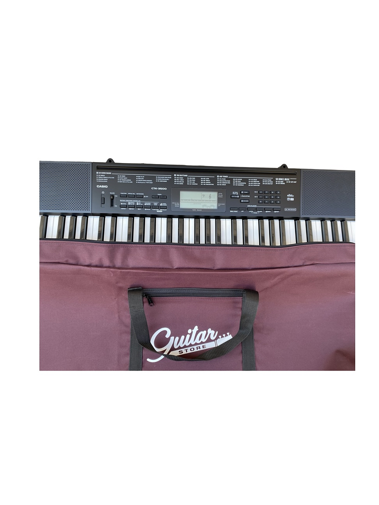 Funda Teclado 61 Teclas Color Morado Guitarstore 3