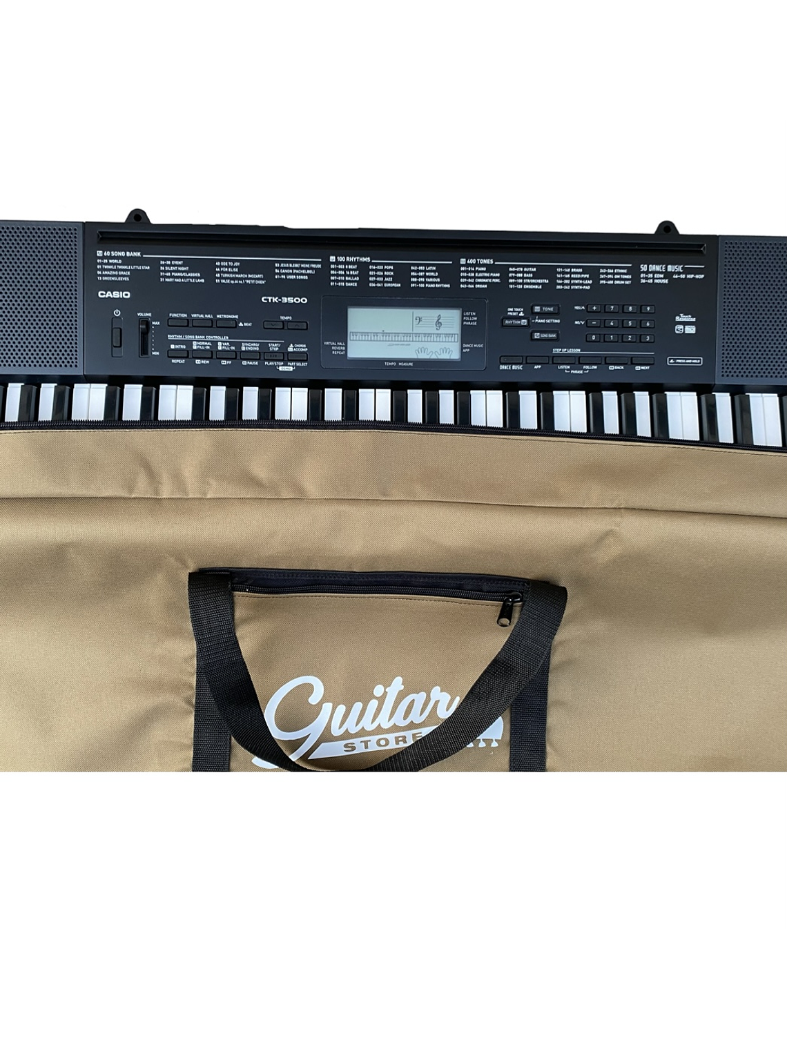 Funda Teclado 61 Teclas Color Beige Guitarstore 2
