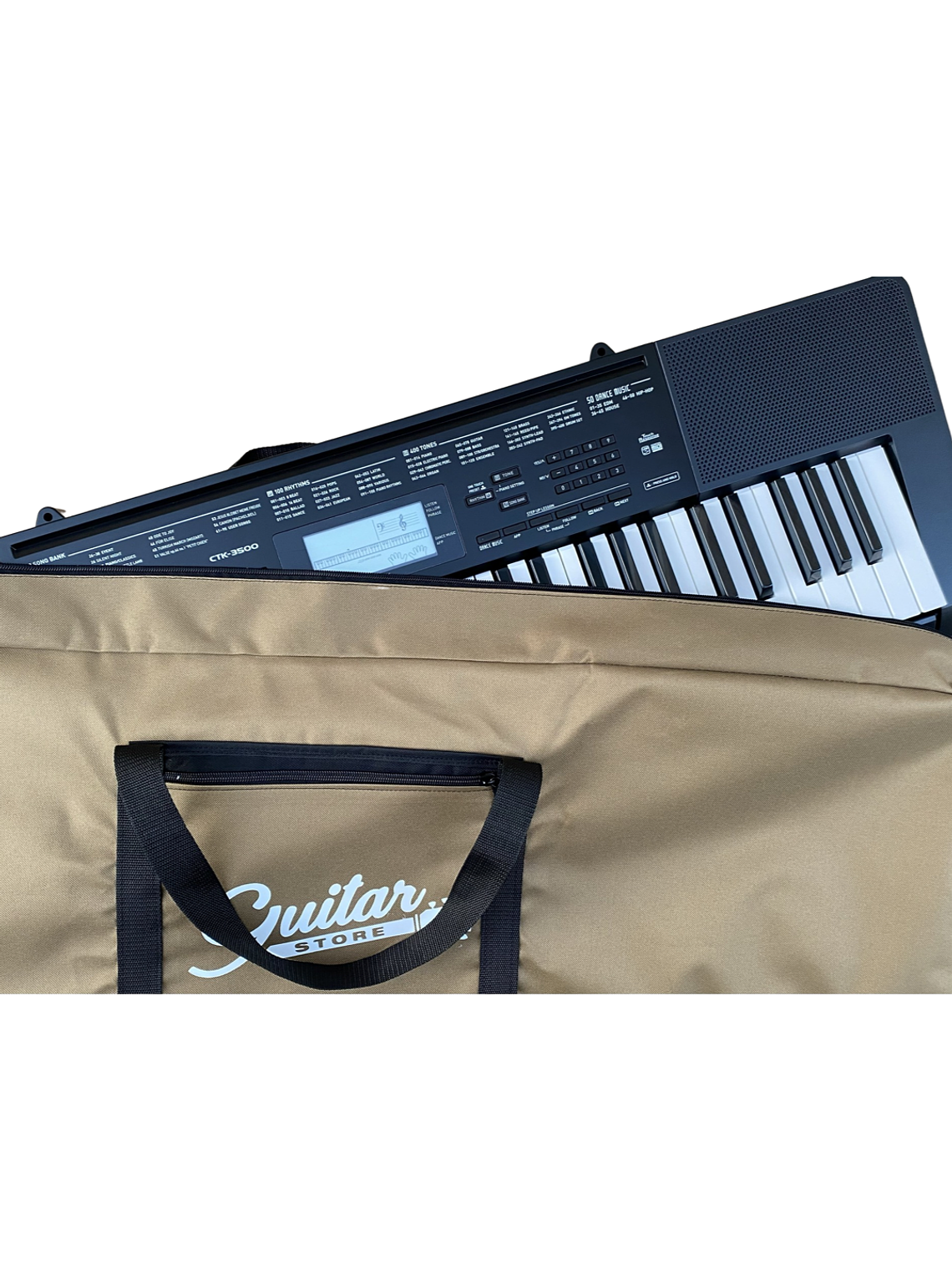 Funda Teclado 61 Teclas Color Beige Guitarstore 3