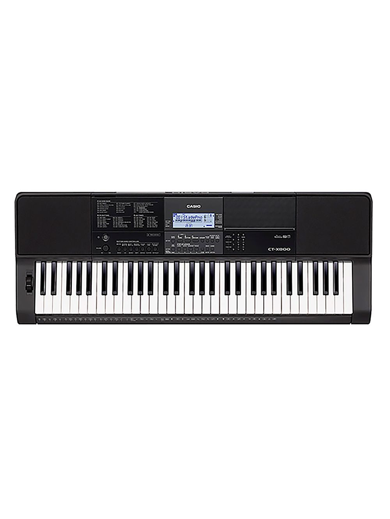 Full Pack Teclado 61 Teclas Casio CT-X800 + Atril + Sillin + Funda 2
