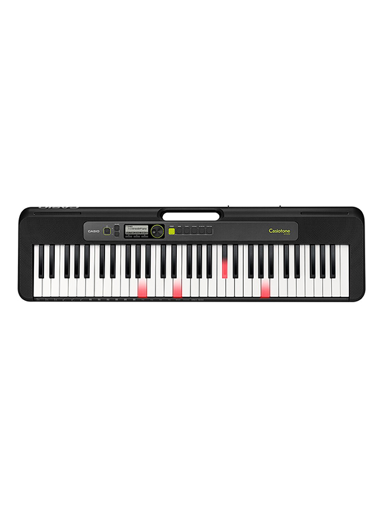 Pack teclado Casio LK-S250BK + Atril + funda y Transformador Original 2