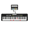 Pack teclado Casio LK-S250BK + Atril + funda y Transformador Original
