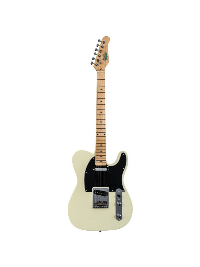 Guitarra eléctrica Telecaster WASHBURN OS-LT-IV-MF-A-U, Crema 2