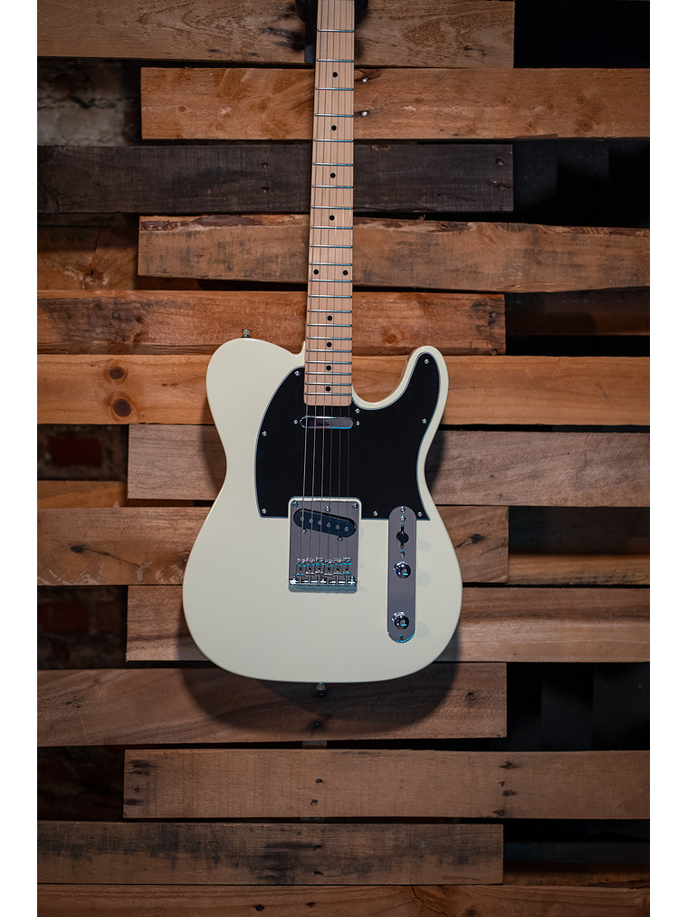Guitarra eléctrica Telecaster WASHBURN OS-LT-IV-MF-A-U, Crema 6