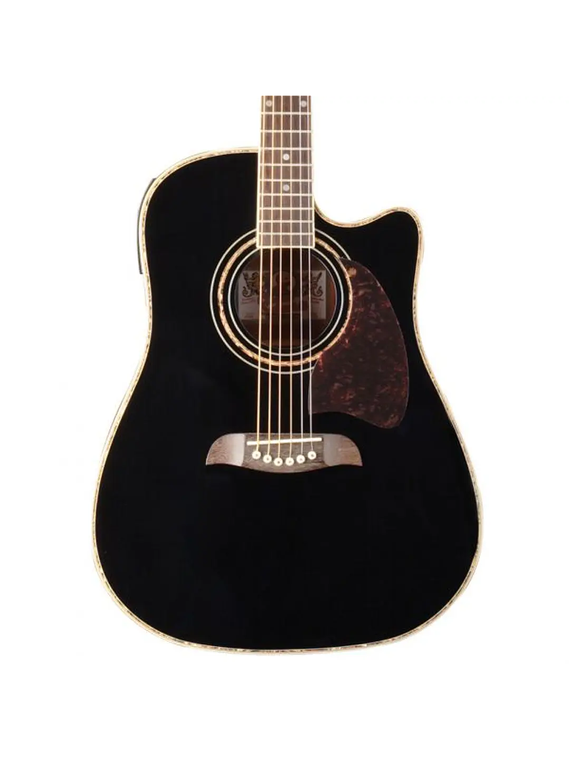 Guitarra Electroacústica Oscar Schmidt OG2CEB-AU, Negra 4