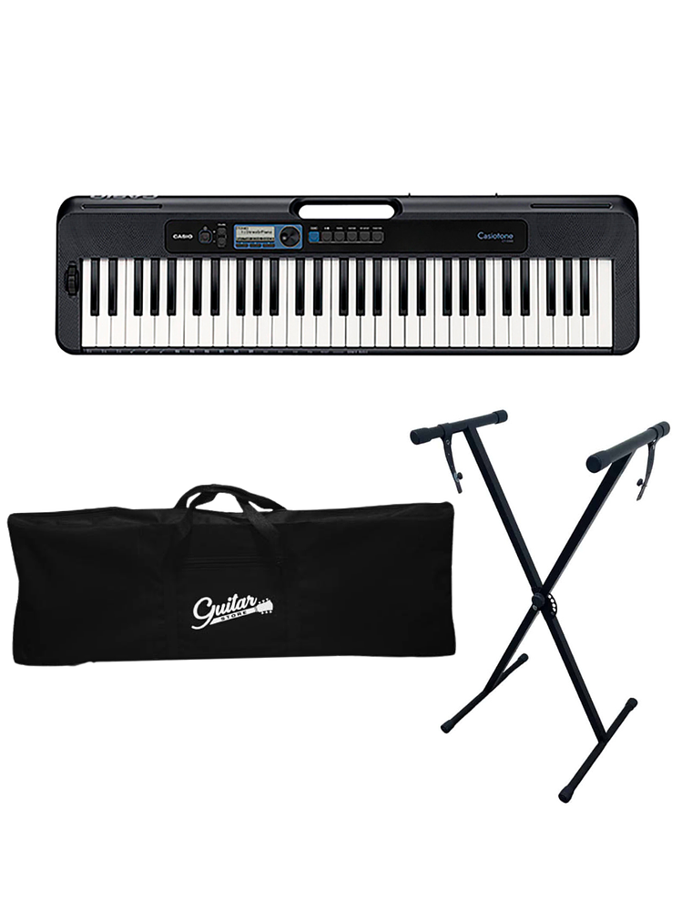 Pack teclado Casio CT-S300 + Atril + funda y Transformador Original 1