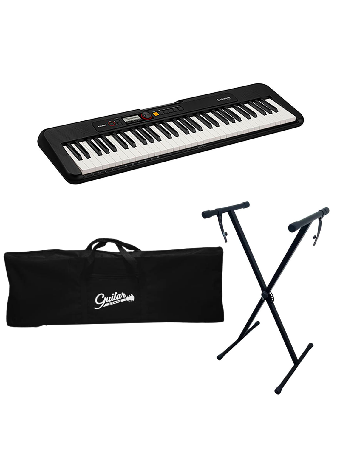 Pack Teclado Casio CT-S200BK con Atril y Funda 1