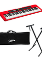 Pack Teclado Casio CT-S200RD con Atril y Funda - Miniatura 1