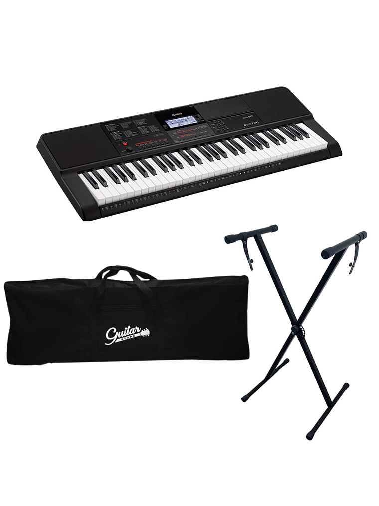 Pack Teclado Casio CT-X700 + Atril + Funda 1