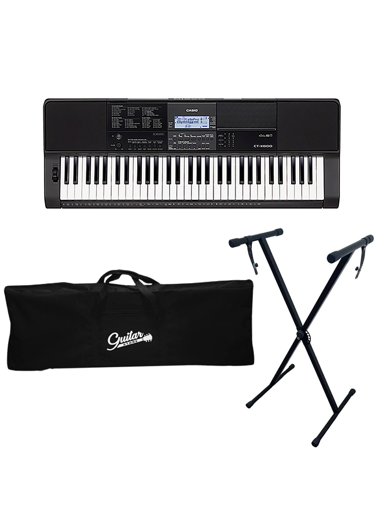 Pack Teclado Casio CT-X800+ Atril + Funda 1