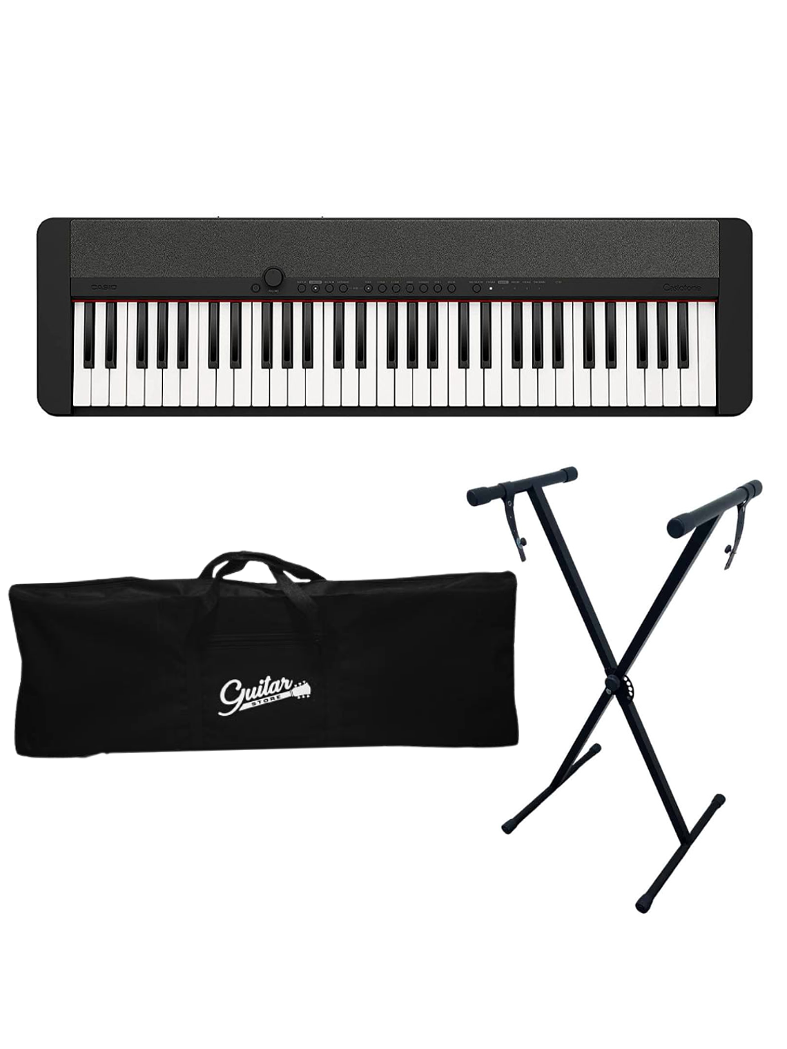 Pack Teclado Casio CT-S1 Negro + Atril + Funda. 1
