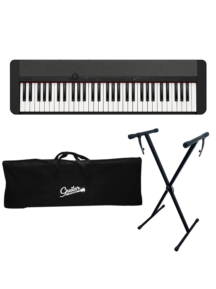 Pack Teclado Casio CT-S1 Negro + Atril + Funda. 1
