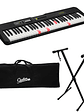 Pack teclado Casio LK-S250BK + Atril + funda y Transformador Original - Miniatura 1