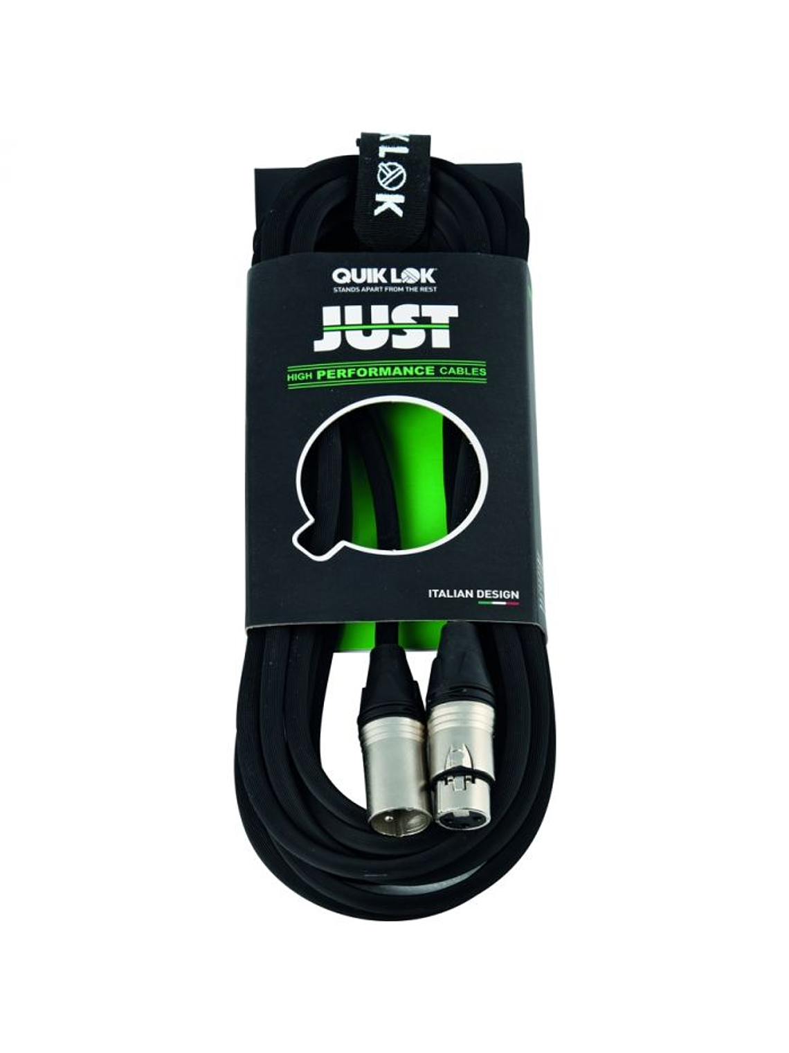 JUST MF SL Cable De Microfono (XLR M- XLR H) 15 Mts, Quik Lok 1