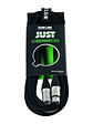 JUST MF SL Cable De Microfono (XLR M- XLR H) 15 Mts, Quik Lok - Miniatura 1