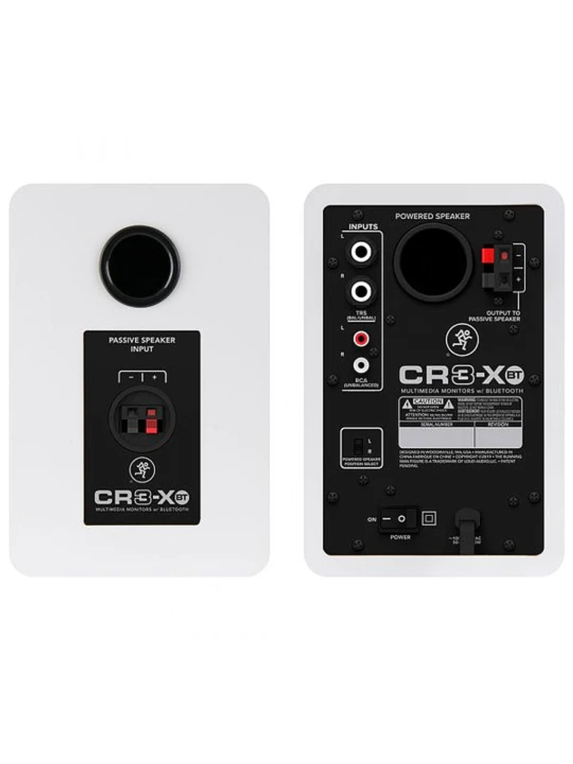 Cr3-XBT Ltd Monitores De Estudio Blancos C/Bluetooth, Mackie 3