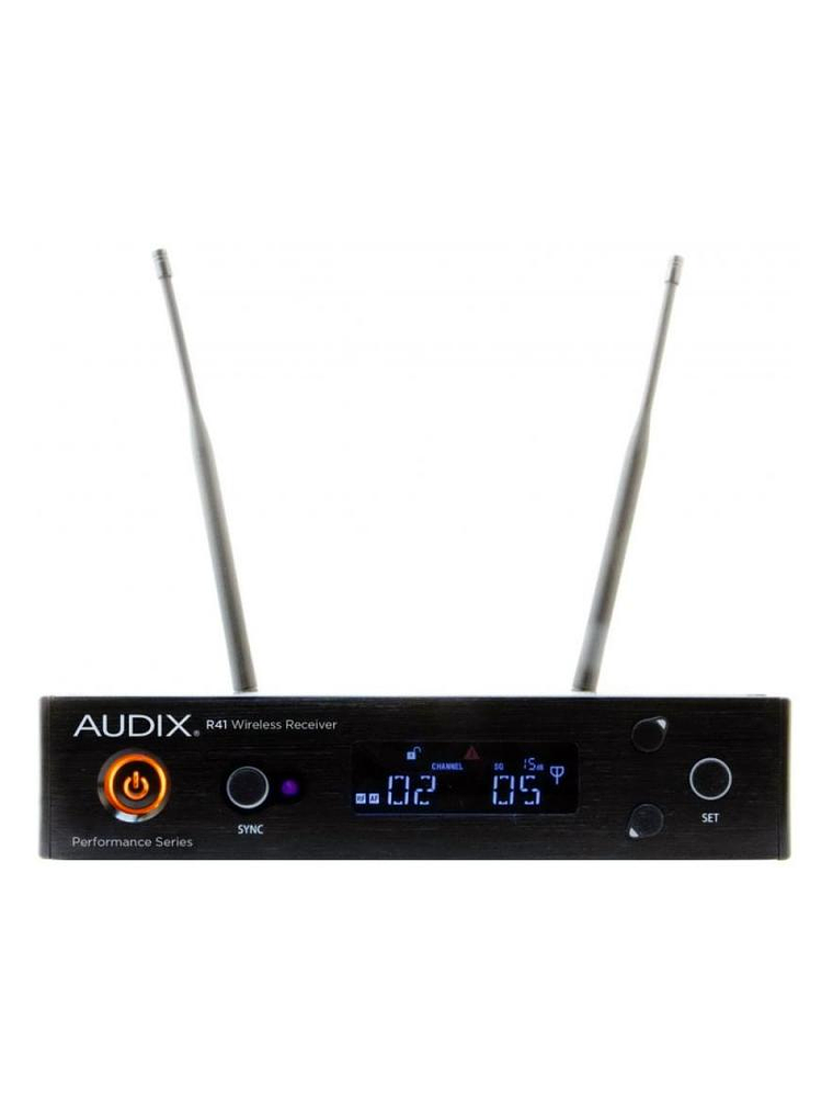 Sistema De Microfono Inalambrico: Receptor Diversity R41 Con Transmisor De Mano H60/OM2 AUDIX 3