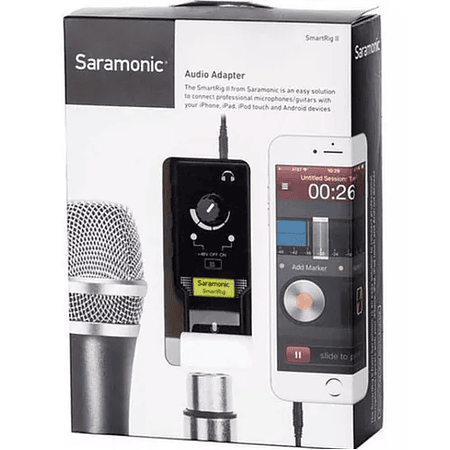 Preamplificador De Micrófono y Interfaz Smart rig 2 Saramonic 