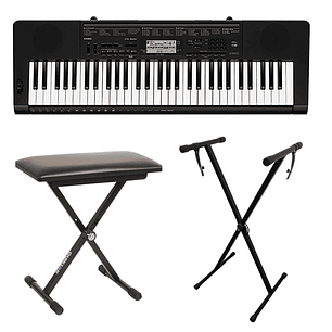 Pack Teclado Casio CTK-3500 + Atril + Sillin