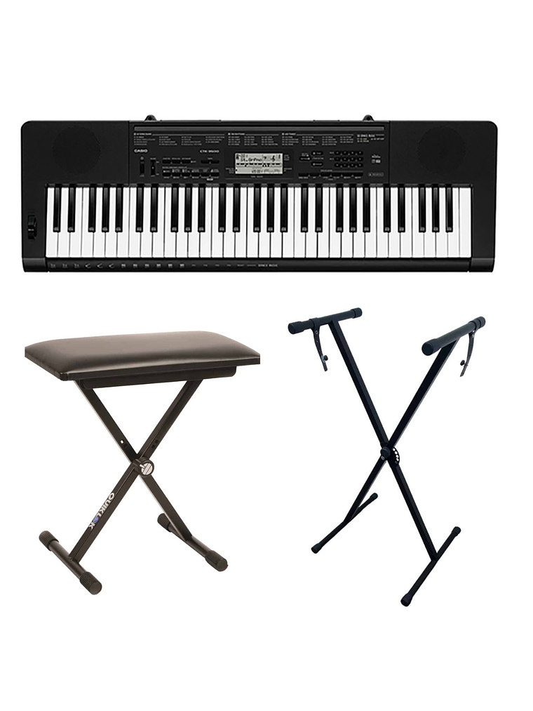 Pack Teclado Casio CTK-3500 + Atril + Sillin 1