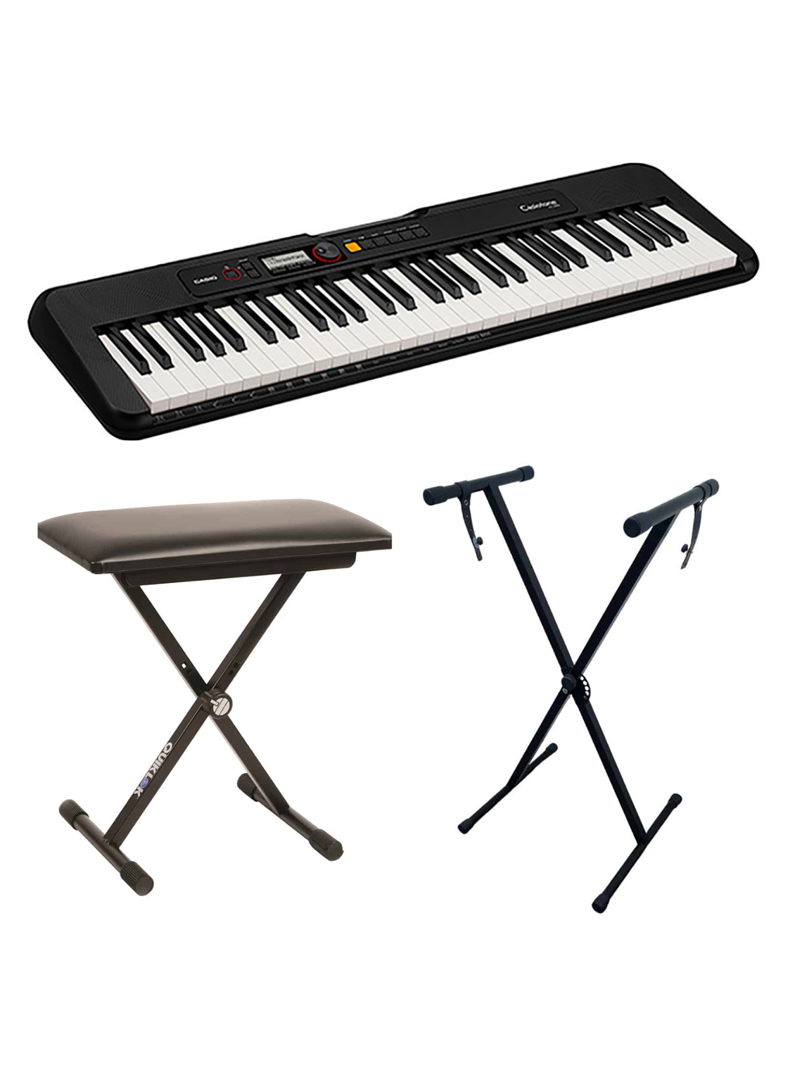 Pack Teclado Casio CT-S200BK + Atril + Sillin 1