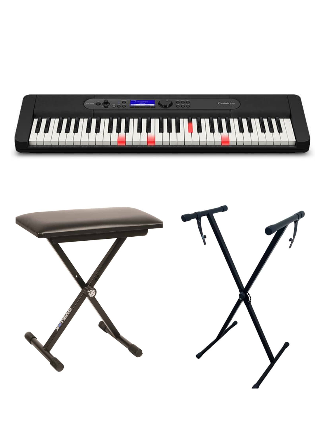 Pack Teclado Casio LK-S450 + Atril + Sillin 1