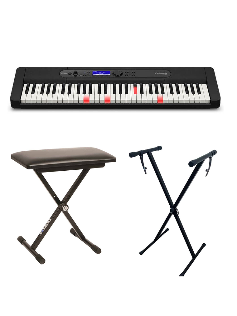 Pack Teclado Casio LK-S450 + Atril + Sillin 1