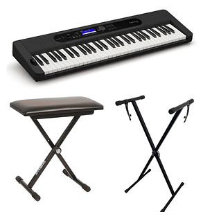 Pack Teclado Casio CT-S400 + Atril + Sillin
