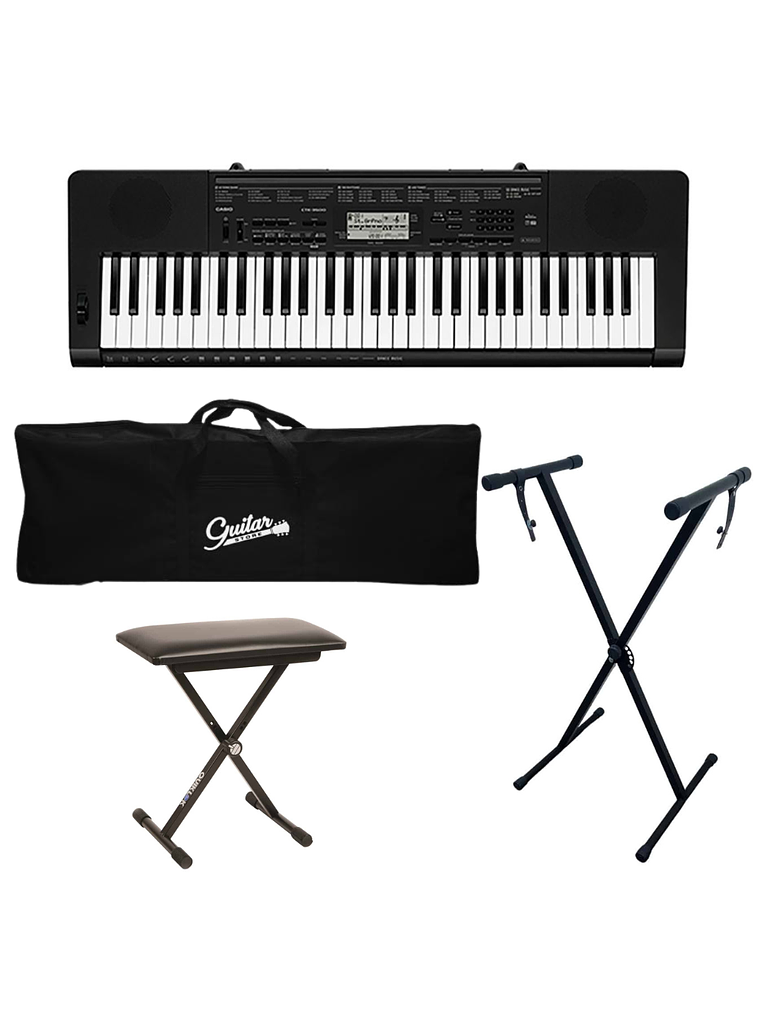 Full Pack Teclado Casio CTK3500 + Atril + Sillin + Funda 1