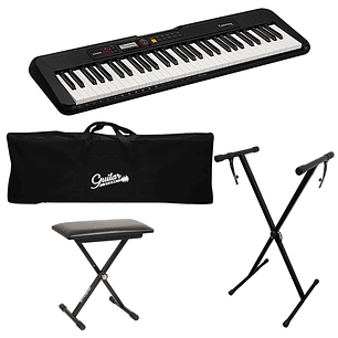 Full Pack Teclado Casio CT-S200BK + Atril + Sillin + Funda
