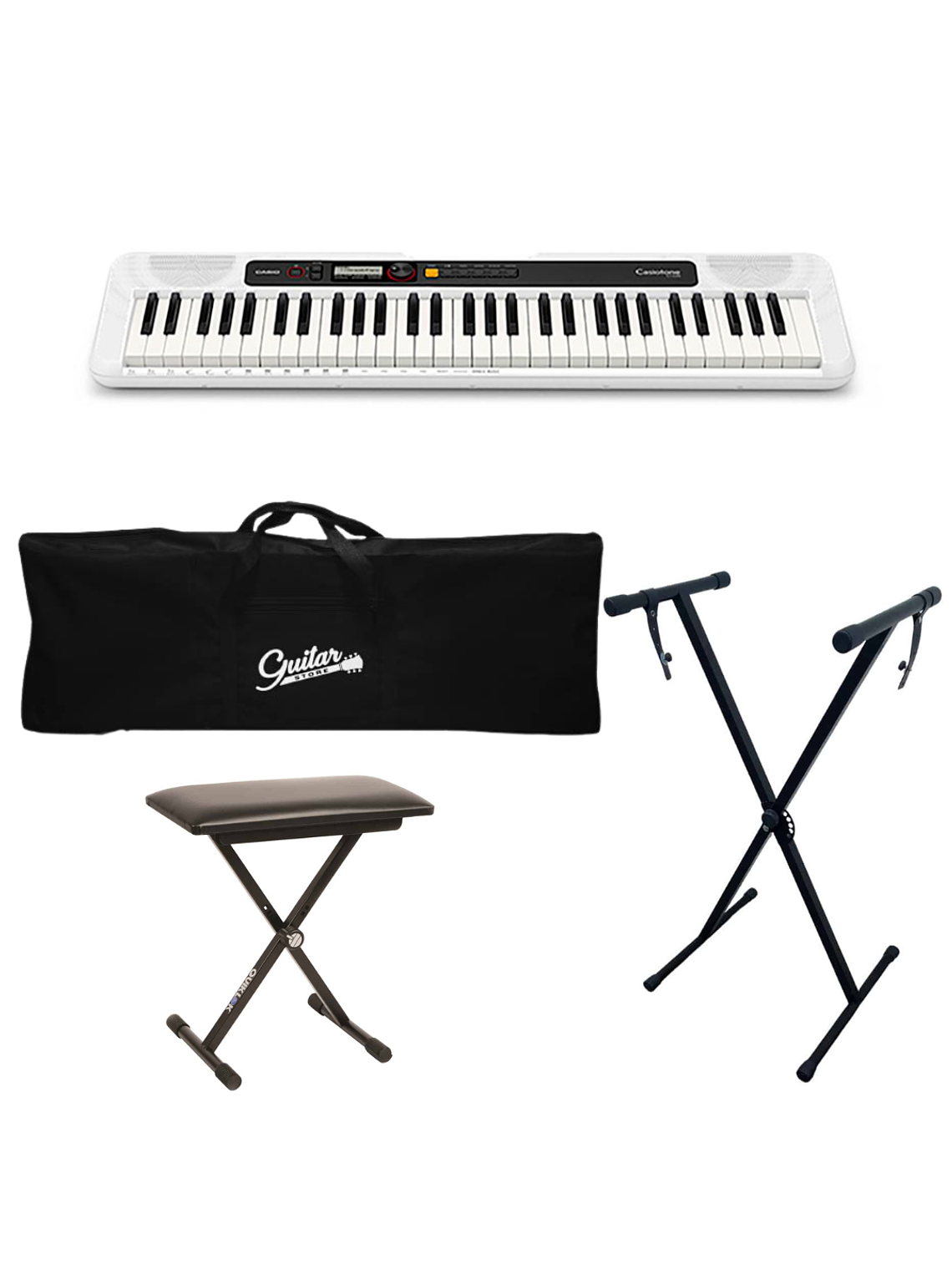 Full Pack Teclado Casio CT-S200WE + Atril + Sillin + Funda 1