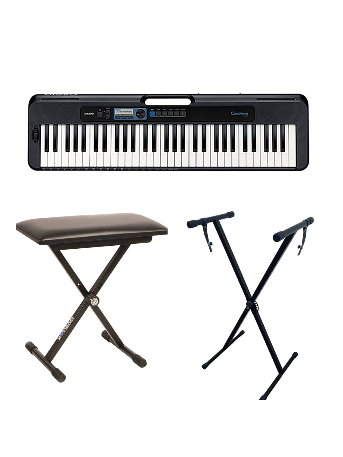 Pack Teclado Casio CT-S300 + Atril + Sillin 1