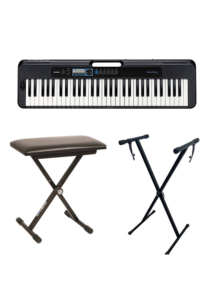 Pack Teclado Casio CT-S300 + Atril + Sillin 1