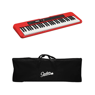 Pack Teclado Casio CT-S200RD 61 teclas Rojo + Funda