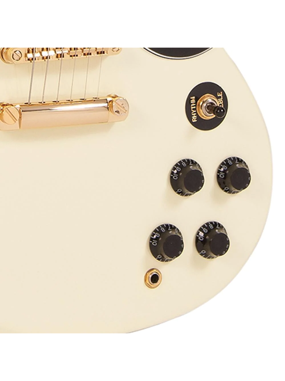 Guitarra eléctrica Vintage VS6 REISSUED Hardware blanco/dorado  5