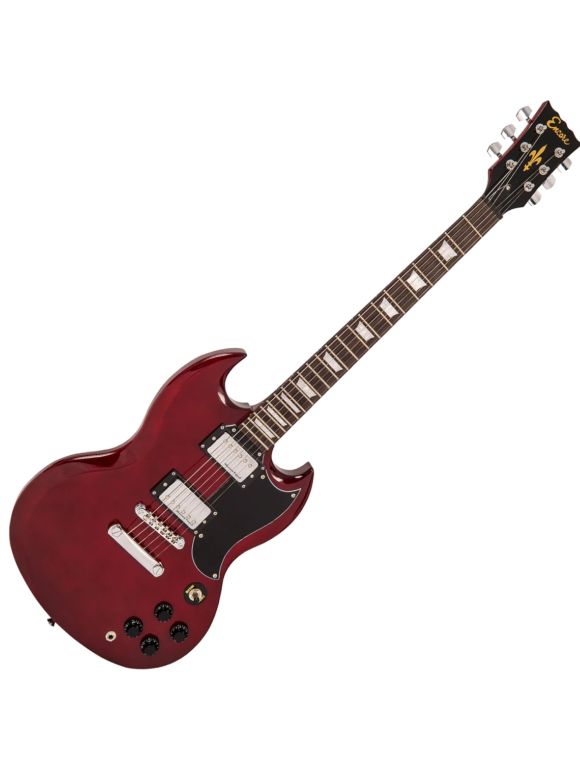 Guitarra Eléctrica ENCORE E69 Cuerpo Solido Tune-O-Matic Cherry Red 1