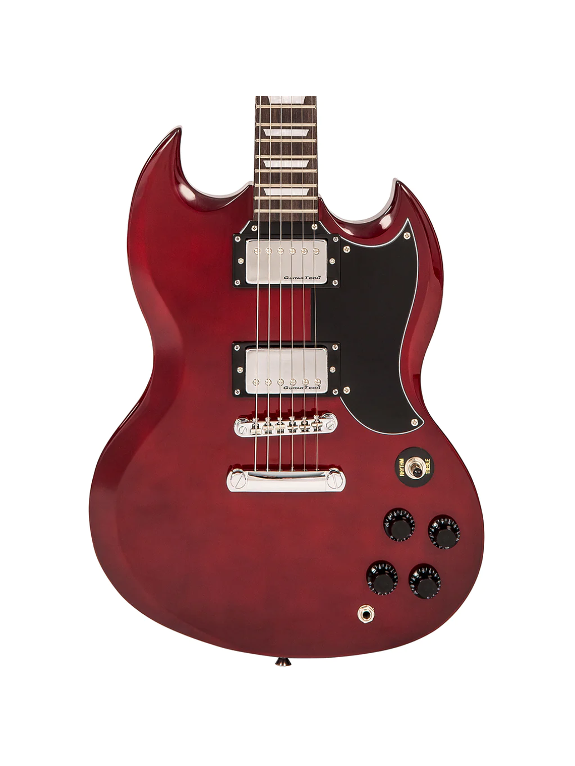 Guitarra Eléctrica ENCORE E69 Cuerpo Solido Tune-O-Matic Cherry Red 3