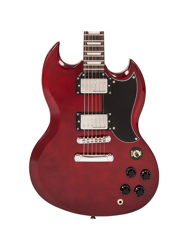 Guitarra Eléctrica ENCORE E69 Cuerpo Solido Tune-O-Matic Cherry Red 3
