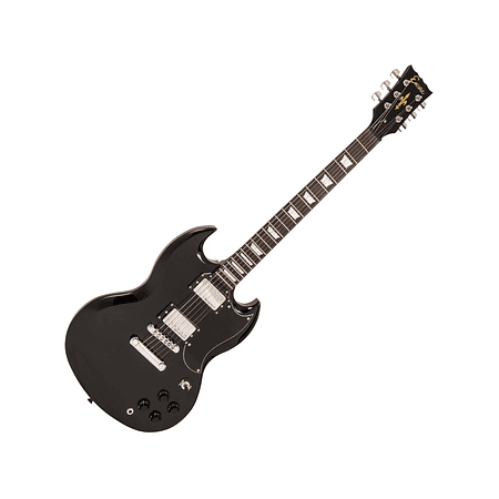 Guitarra Eléctrica ENCORE E69 Cuerpo Solido Tune-O-Matic Gloss Black