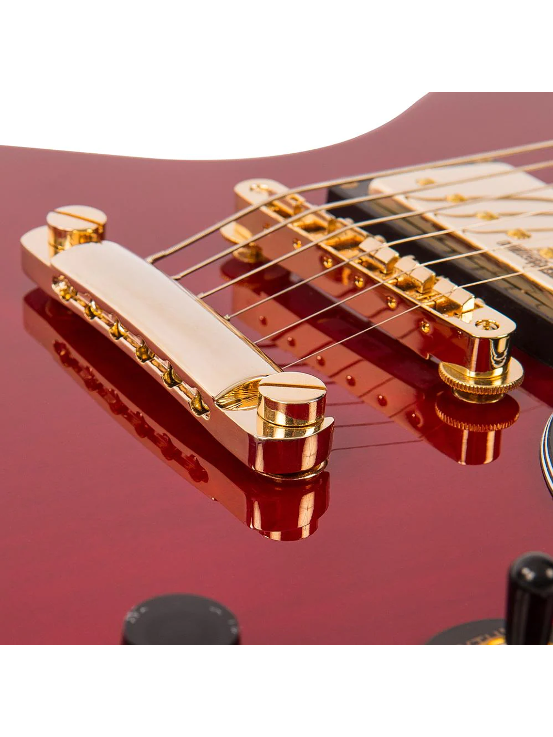 Guitarra Eléctrica REISSUED VS6 Tune-O-Matic Cherry Red/ Gold Vintage 6