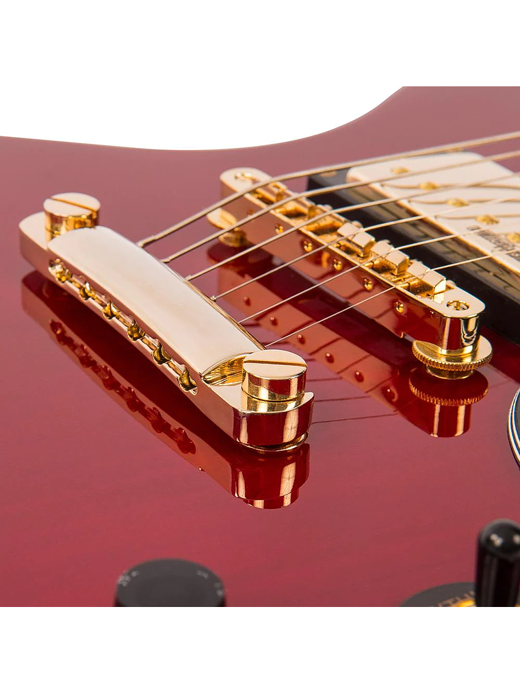 Guitarra Eléctrica REISSUED VS6 Tune-O-Matic Cherry Red/ Gold Vintage 6
