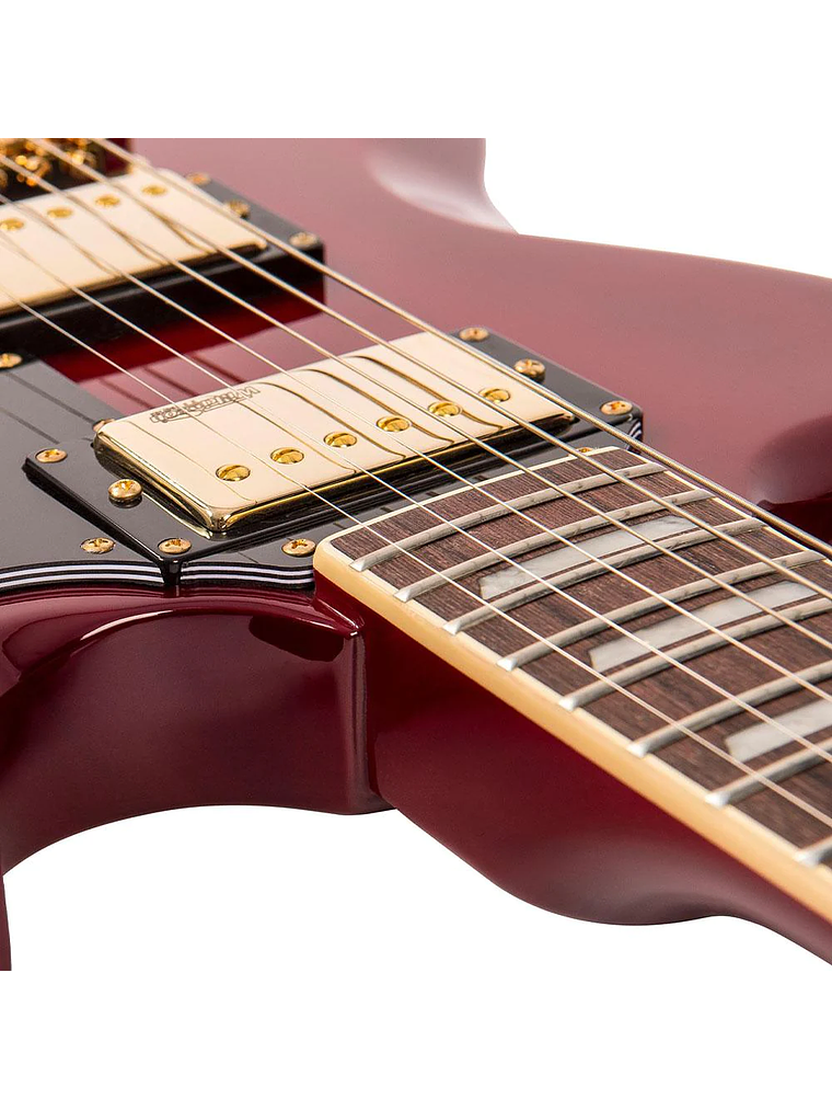 Guitarra Eléctrica REISSUED VS6 Tune-O-Matic Cherry Red/ Gold Vintage 9
