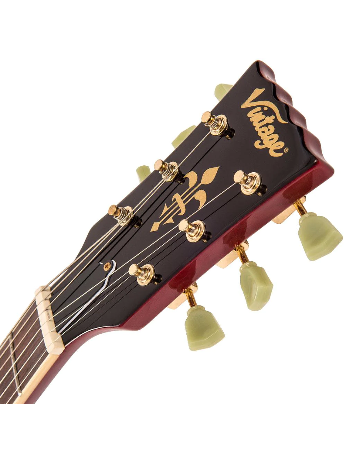 Guitarra Eléctrica REISSUED VS6 Tune-O-Matic Cherry Red/ Gold Vintage 10