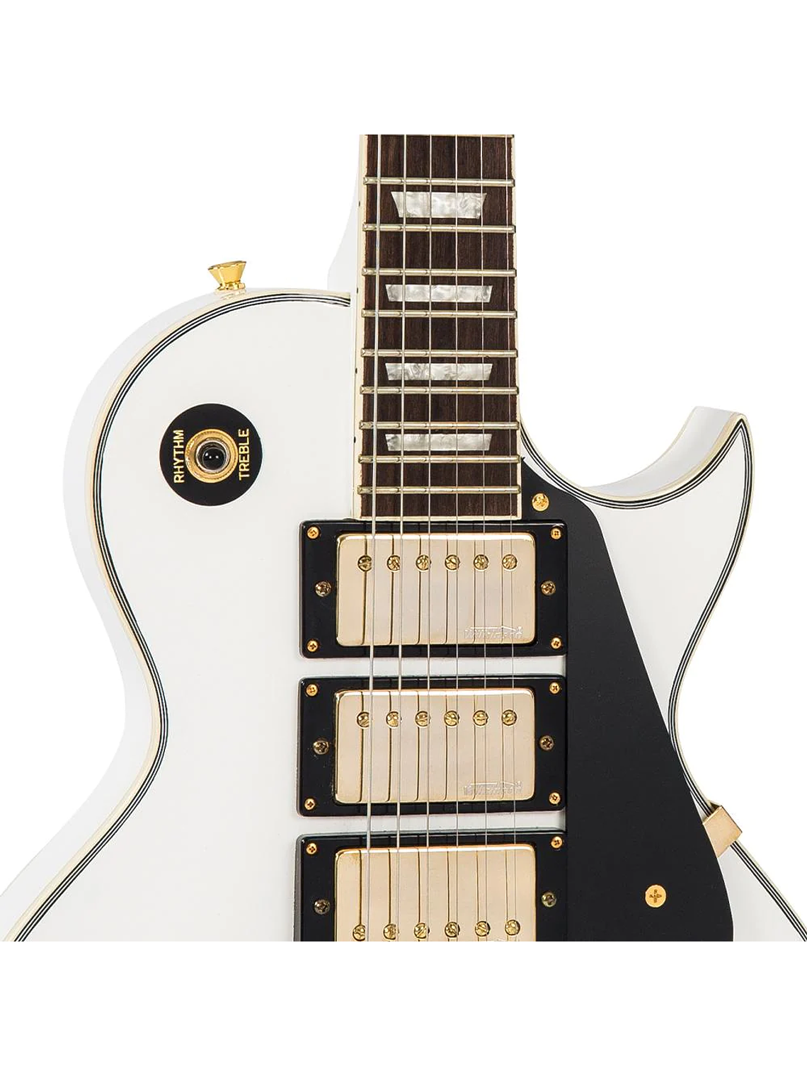 Guitarra Eléctrica REISSUED V1003 Artic White/Gold Vintage 5