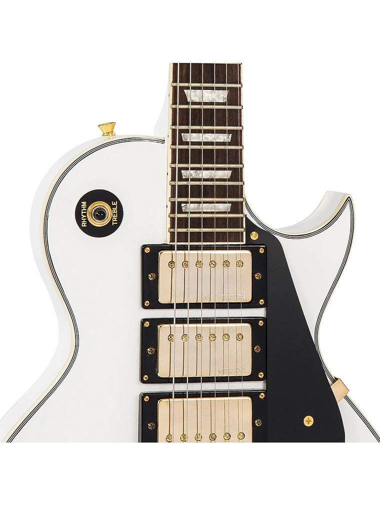 Guitarra Eléctrica REISSUED V1003 Artic White/Gold Vintage 5